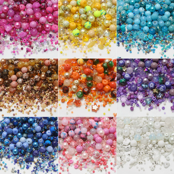 (A-02 )DIY Glass Beads Bags