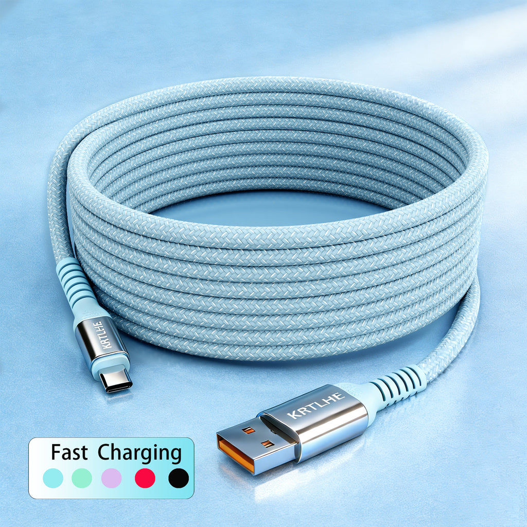 (2pcs) Durable all-copper 100W maximum power Type-C charging cable, compatible with iPhone 17/16/15 Pro Max Air, Samsung, MacBook, iPad and other USB-C interface devices.
