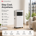 7,000 BTU Window Air Conditioner — Covers up to 150 sq. ft. — Features an easy-to-use, reusable filter and remote control — Suitable for bedrooms, living rooms, and home offices — Electronic control panel