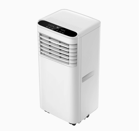7,000 BTU Window Air Conditioner — Covers up to 150 sq. ft. — Features an easy-to-use, reusable filter and remote control — Suitable for bedrooms, living rooms, and home offices — Electronic control panel
