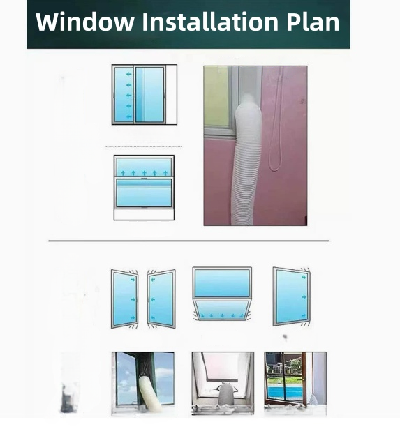 7,000 BTU Window Air Conditioner — Covers up to 150 sq. ft. — Features an easy-to-use, reusable filter and remote control — Suitable for bedrooms, living rooms, and home offices — Electronic control panel
